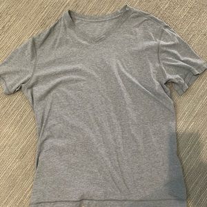 Lululemon Men’s grey v neck shirt